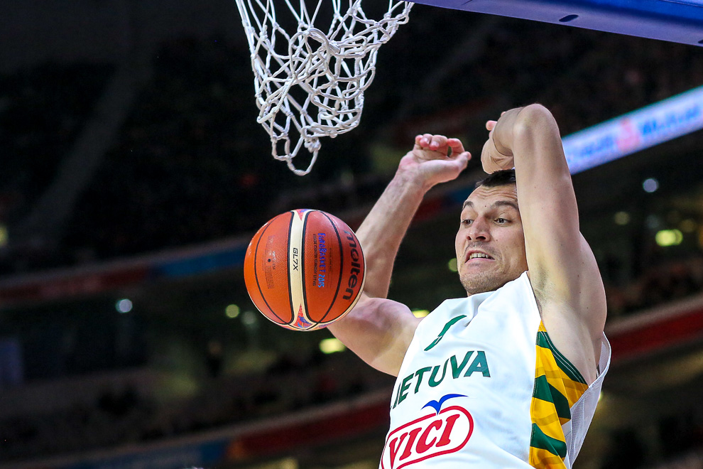 Lithuania v Beorgia Eurobasket 2015 Lille Jonas Maciulis